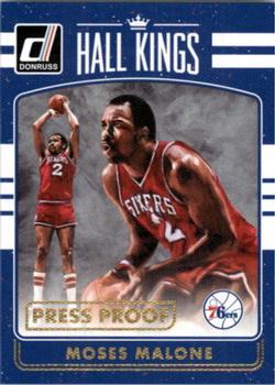 2016-17 Donruss - Hall Kings Press Proof #26 Moses Malone Front
