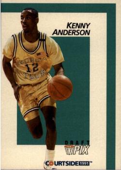 1991 Courtside #3 Kenny Anderson Front