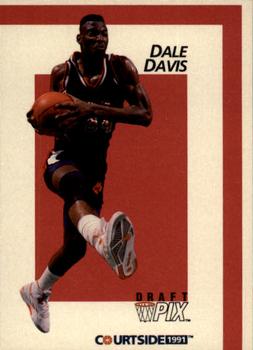1991 Courtside #15 Dale Davis Front