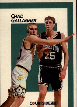 1991 Courtside #22 Chad Gallagher Front