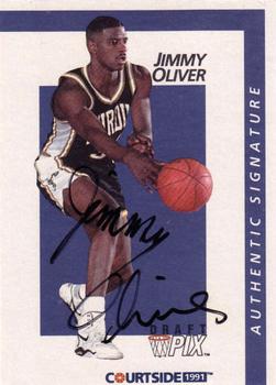 1991 Courtside - Autographs #38 Jimmy Oliver Front