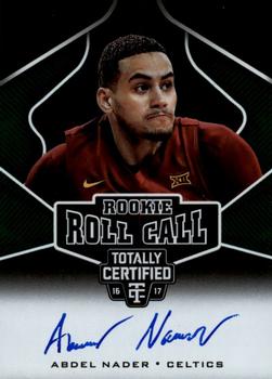 2016-17 Panini Totally Certified - Rookie Roll Call Autographs #47 Abdel Nader Front