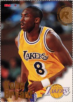 1996-97 Hoops Los Angeles Lakers Team Sheet SGA #NNO Kobe Bryant Front