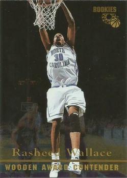 1995 Classic Rookies - Gold Foil #92 Rasheed Wallace Front