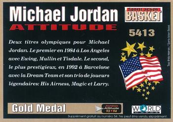1993-94 Pro Cards French Sports Action Basket #5413 Michael Jordan Back