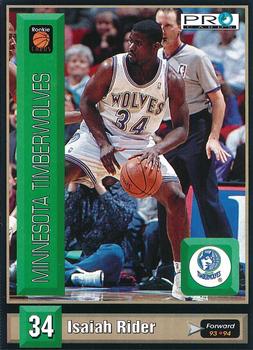 1993-94 Pro Cards French Sports Action Basket #5611 Isaiah Rider Front