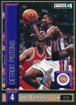 1993-94 Pro Cards French Sports Action Basket #5711 Joe Dumars Front
