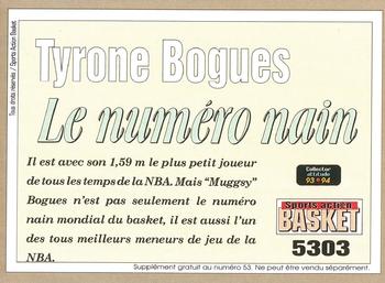 1993-94 Pro Cards French Sports Action Basket #5303 Muggsy Bogues Back