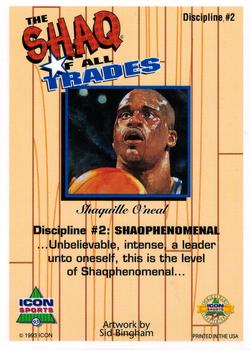 1993 Icon Sports Profiles Shaq of all Trades #2 Shaquille O'Neal Back
