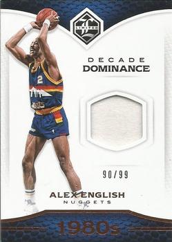 2016-17 Panini Limited - Decade Dominance Materials #18 Alex English Front