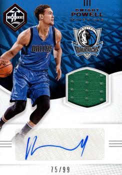 2016-17 Panini Limited - Limited Jersey Signatures #LJS-DP Dwight Powell Front