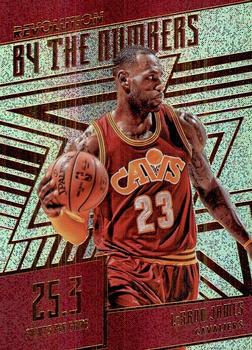 2016-17 Panini Revolution - By the Numbers #5 LeBron James Front