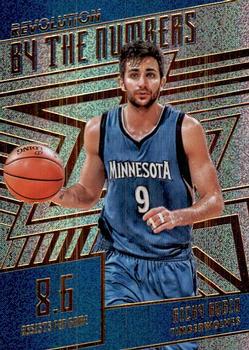2016-17 Panini Revolution - By the Numbers #15 Ricky Rubio Front