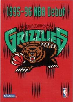 1995-96 SkyBox Expansion Debut #NNO Vancouver Grizzlies Front