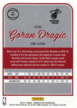 2016-17 Donruss Optic #41 Goran Dragic Back
