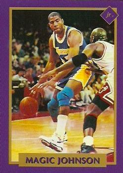 1991 Tuff Stuff Jr. Special Issue NBA Finals #10 Magic Johnson Front