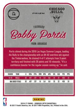 2016-17 Donruss Optic - Holo #14 Bobby Portis Back