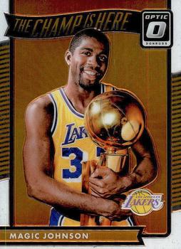 2016-17 Donruss Optic - The Champ is Here #15 Magic Johnson Front
