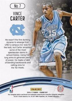 2016-17 Panini Day - Collegiate Hyperplaid #7 Vince Carter Back