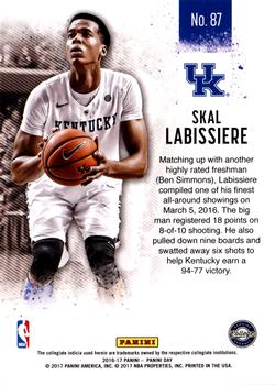 2016-17 Panini Day - Static #87 Skal Labissiere Back