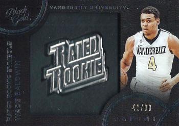 2016-17 Panini Black Gold Collegiate - Rated Rookie Symbols SN99 #43 Wade Baldwin IV Front