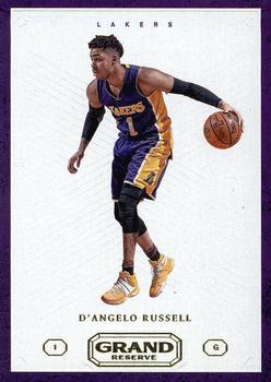 2016-17 Panini Grand Reserve #39 D'Angelo Russell Front