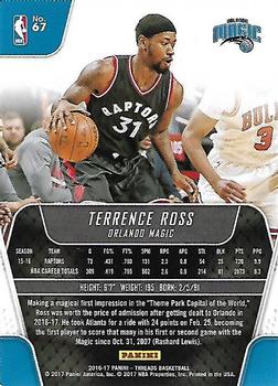 2016-17 Panini Threads - Century Proof Dazzle #67 Terrence Ross Back