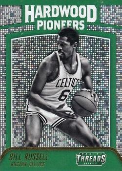 2016-17 Panini Threads - Hardwood Pioneers Century Proof Dazzle #10 Bill Russell Front