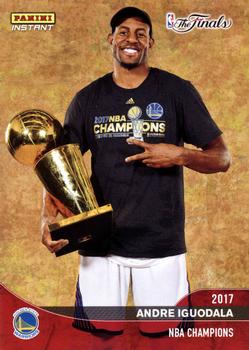 2016-17 Panini Instant NBA - Golden State Warriors 2017 Finals Championship Set Red #C7 Andre Iguodala Front