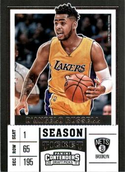 2017 Panini Contenders Draft Picks #10 D'Angelo Russell Front