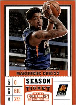 2017 Panini Contenders Draft Picks #39 Marquese Chriss Front