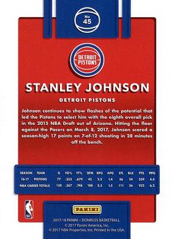 2017-18 Donruss #45 Stanley Johnson Back
