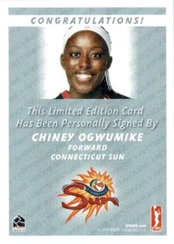 2014 Rittenhouse WNBA - Autographs #NNO Chiney Ogwumike Back