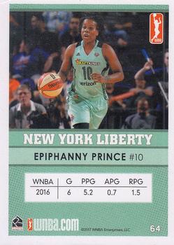 2017 Rittenhouse WNBA #64 Epiphanny Prince Back