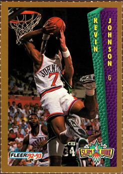 1992-93 Fleer Slam Dunk #NNO Kevin Johnson Front