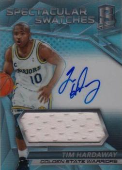 2016-17 Panini Spectra - Spectacular Swatches Autographs #SS-THW Tim Hardaway Front