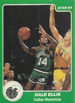 1984-85 Star Arena Dallas Mavericks #4 Dale Ellis Front