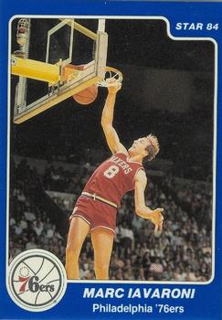 1984-85 Star Arena Philadelphia 76ers #4 Marc Iavaroni Front