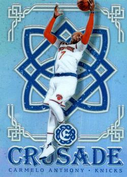 2016-17 Panini Excalibur - Crusade Silver #19 Carmelo Anthony Front
