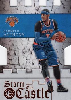 2016-17 Panini Excalibur - Storm the Castle #19 Carmelo Anthony Front