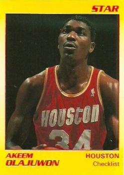 1990-91 Star Akeem Olajuwon - Glossy #1 Akeem Olajuwon Front