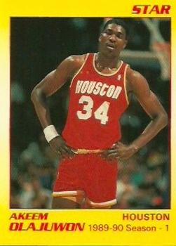 1990-91 Star Akeem Olajuwon - Glossy #5 Akeem Olajuwon Front