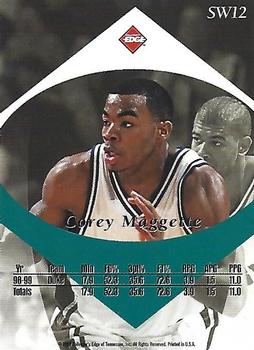 1999 Collector's Edge - Shockwave #SW12 Corey Maggette Back