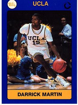 1990-91 UCLA Women and Men's Basketball #4 Darrick Martin Front