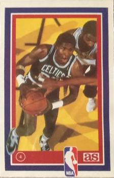 1989 Los Ases de la NBA Spanish Stickers #4 Robert Parish Front