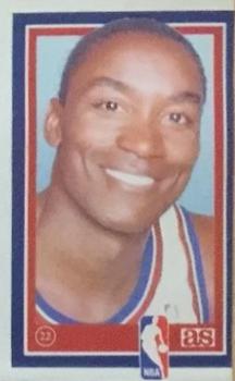 1989 Los Ases de la NBA Spanish Stickers #22 Isiah Thomas Front