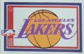 1989 Los Ases de la NBA Spanish Stickers #39 Los Angeles Lakers Logo Front