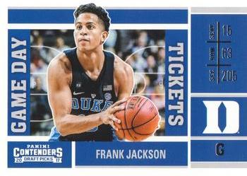 2017 Panini Contenders Draft Picks - Game Day Tickets #22 Frank Jackson Front