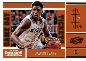 2017 Panini Contenders Draft Picks - Game Day Tickets #23 Jawun Evans Front