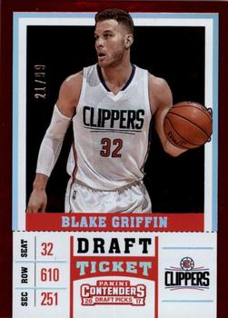 2017 Panini Contenders Draft Picks - Draft Ticket #4 Blake Griffin Front